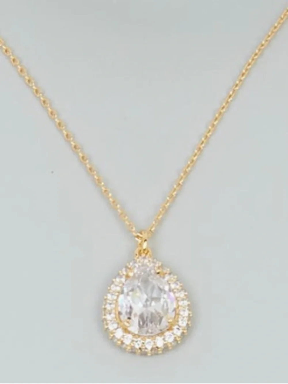 Kate Spade Paved Halo Pendant Necklace  16